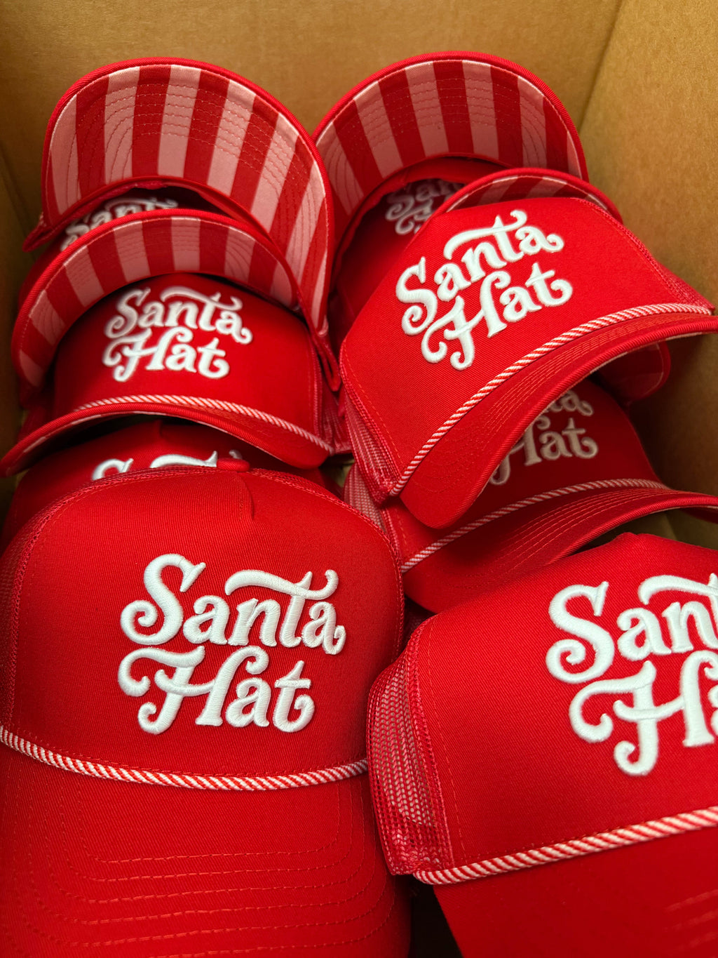 Santa Hat - Red Trucker Hat