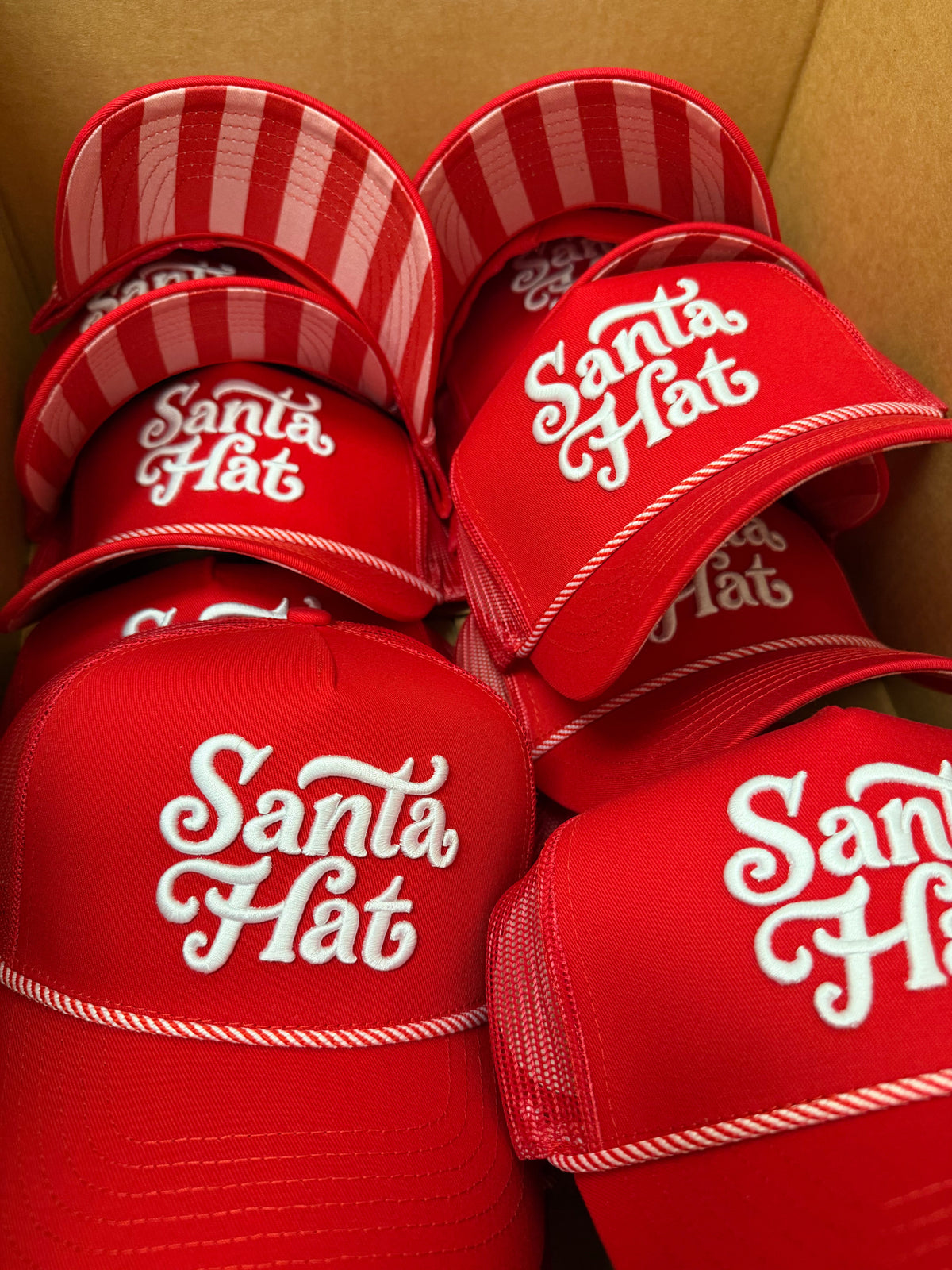 Santa Hat - Red Trucker Hat