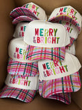 Merry & Bright - Confetti Plaid Trucker Hat