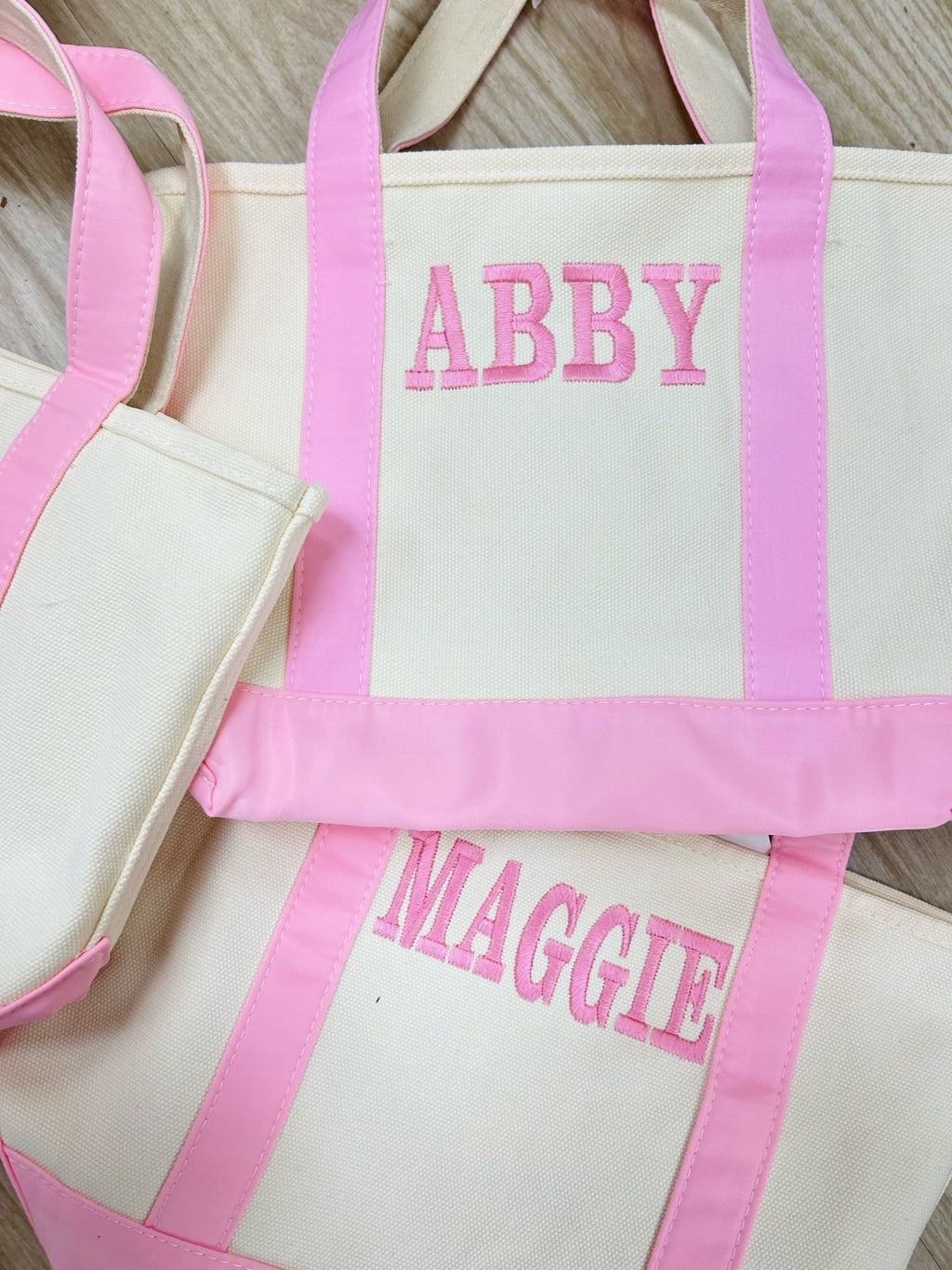 Mini Canvas Tote - Embroidered