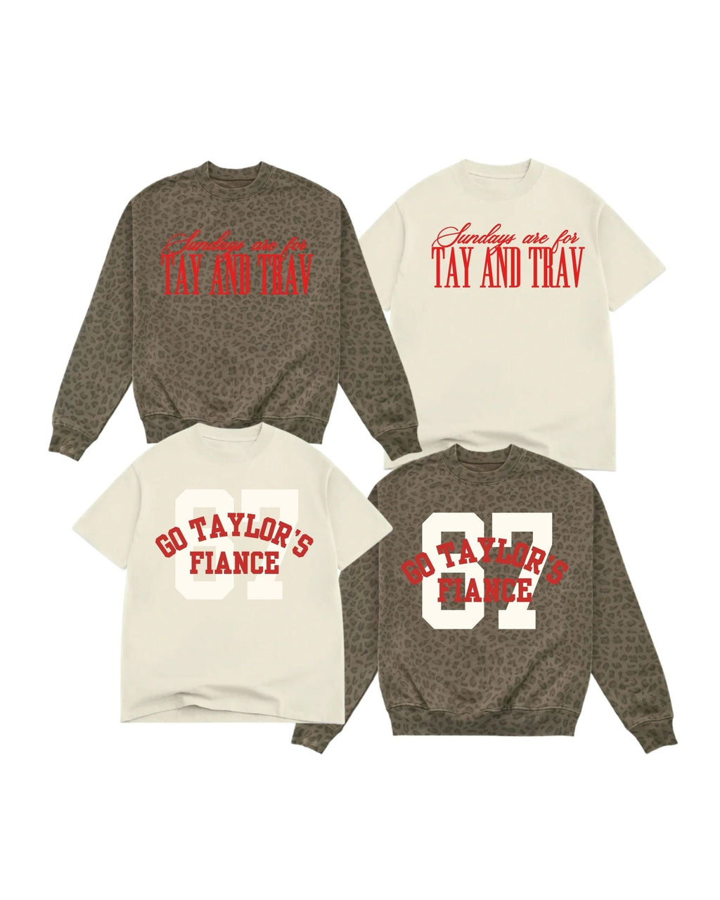 Tay & Trav T- Shirt + Crewneck