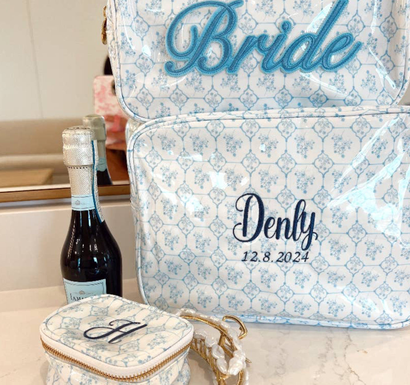 Clear Coat XL Toiletry Bag | Customizable