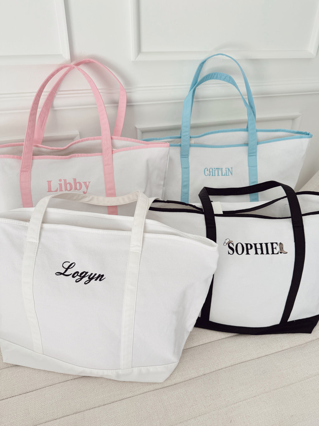 Canvas Tote - Embroidered