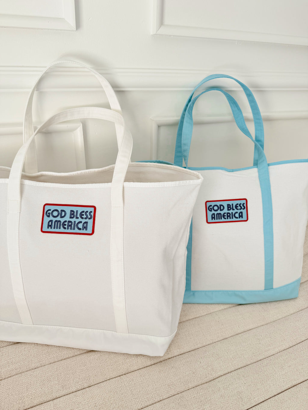Custom Canvas Tote w/ Patch