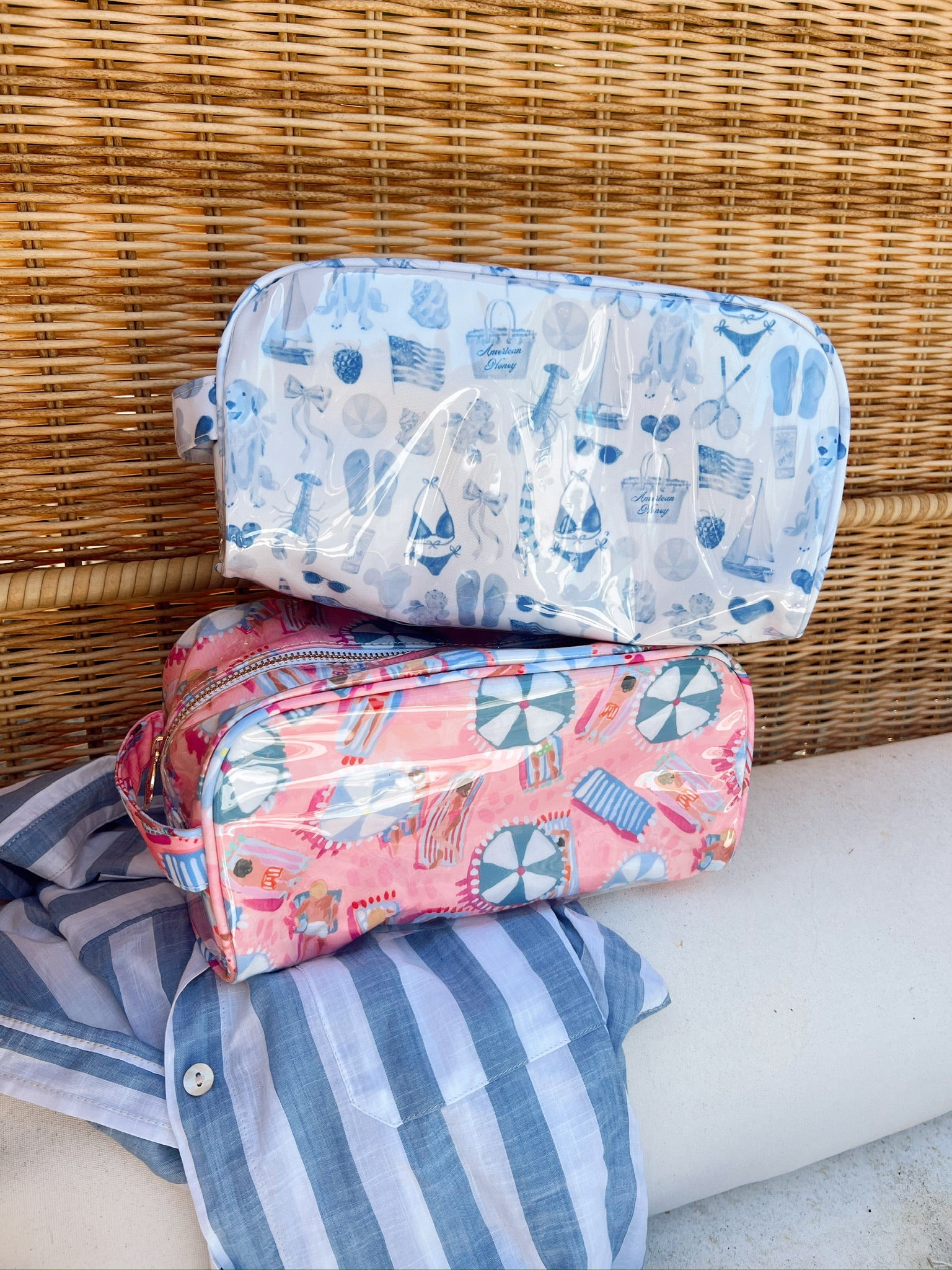 Clear Coat Toiletry Dopp Kit