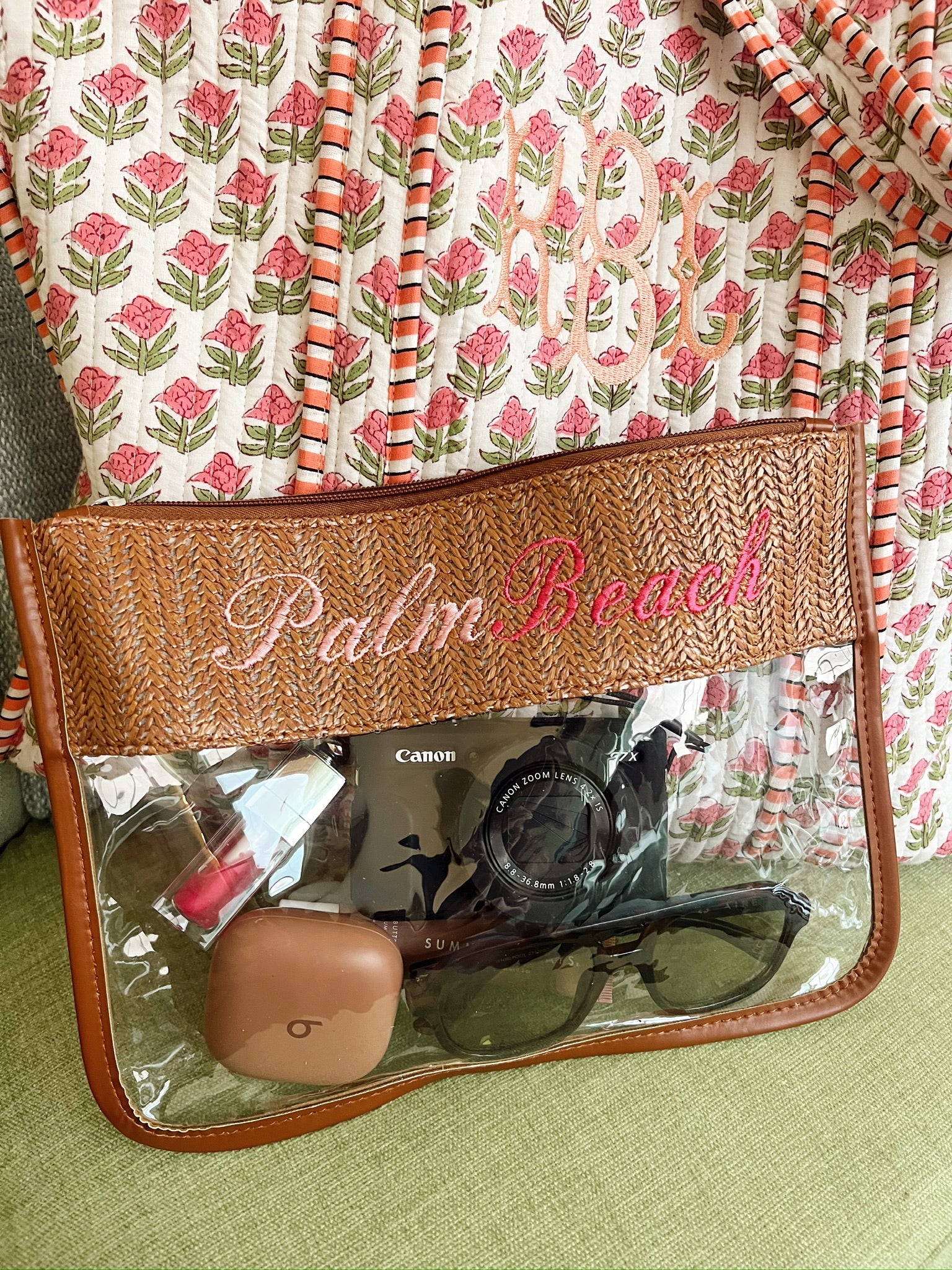 Woven Clear Pouch