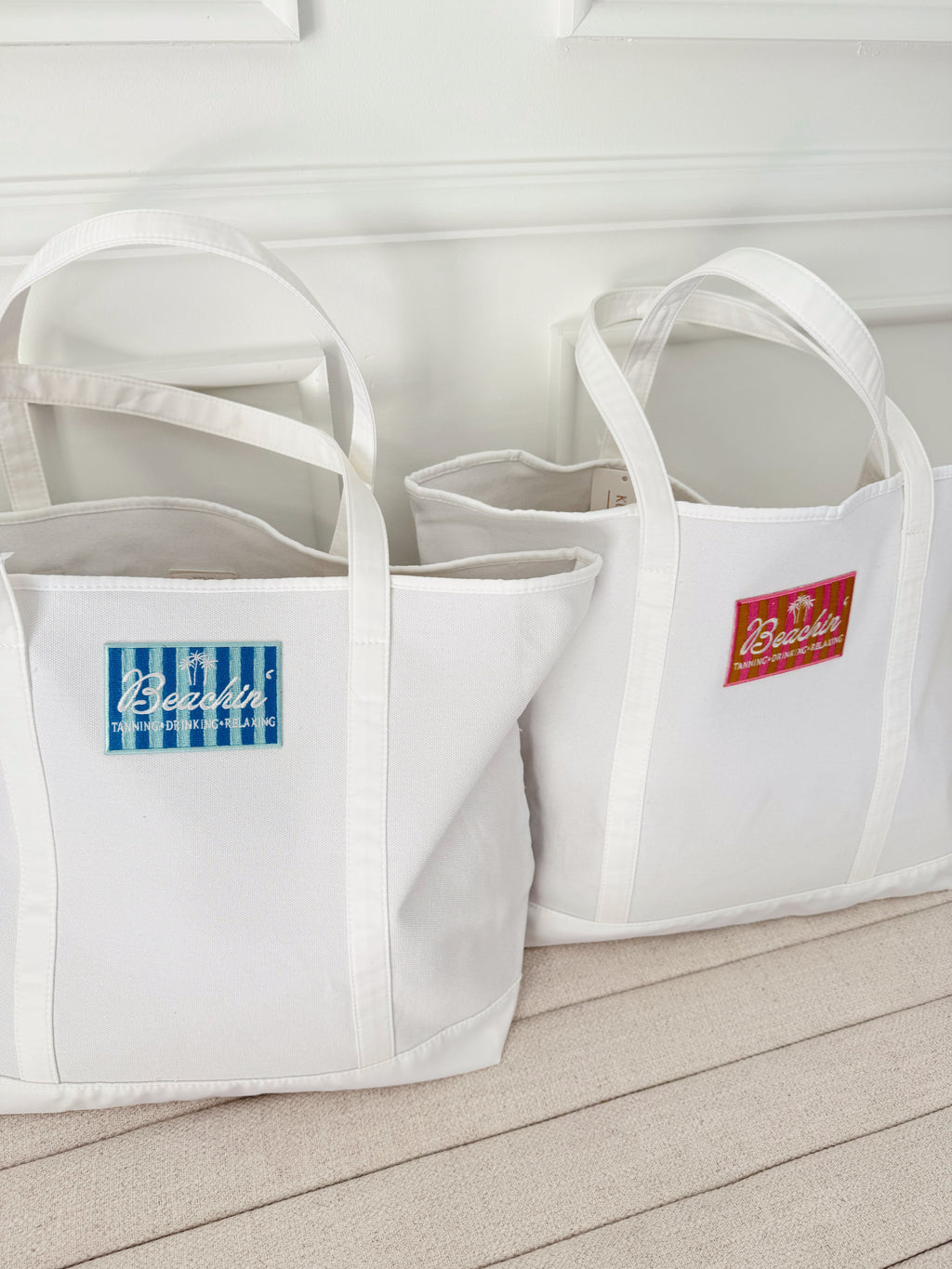 Custom Canvas Tote w/ Patch