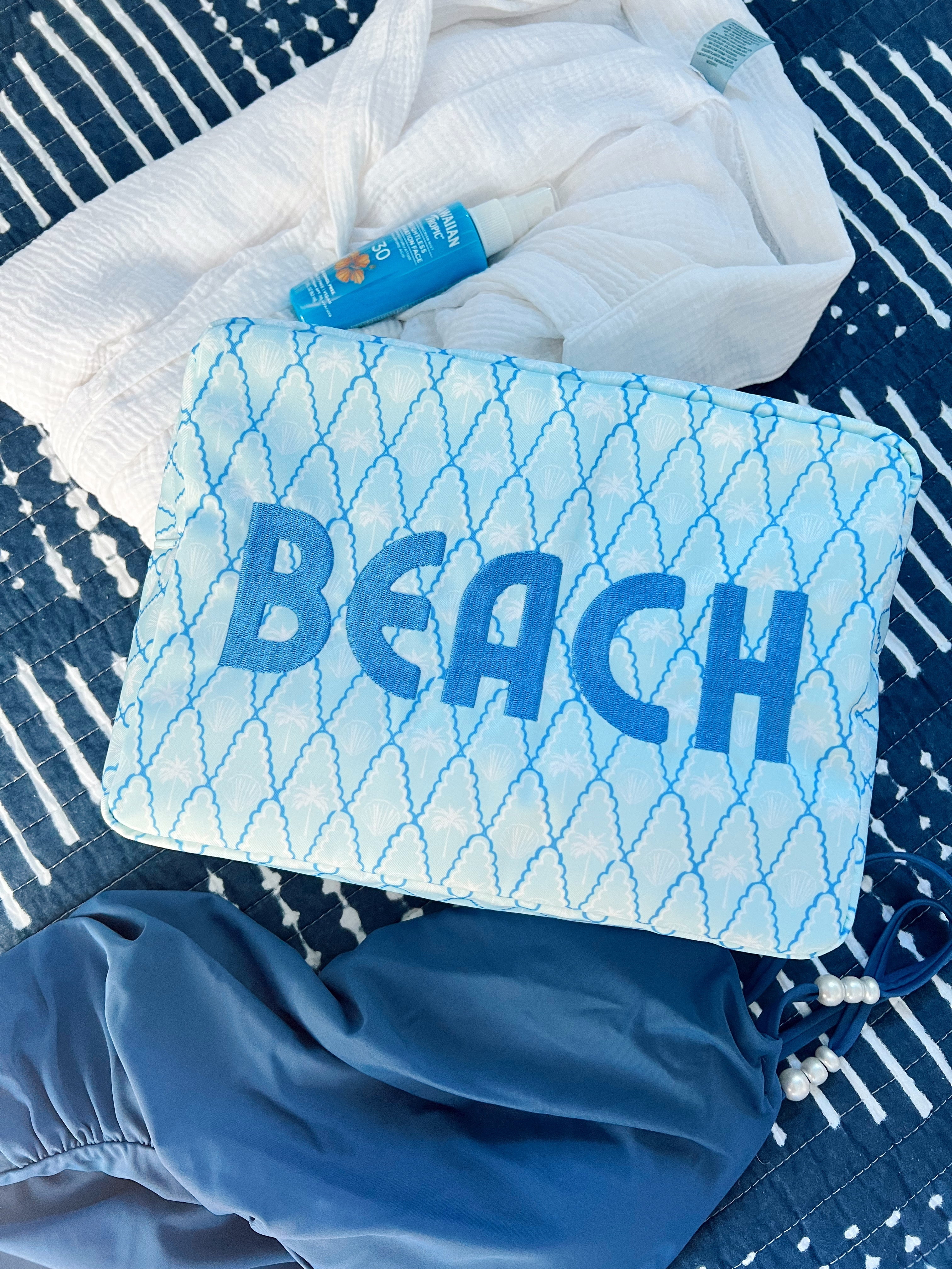 Beach - Blue Palms XL Bag