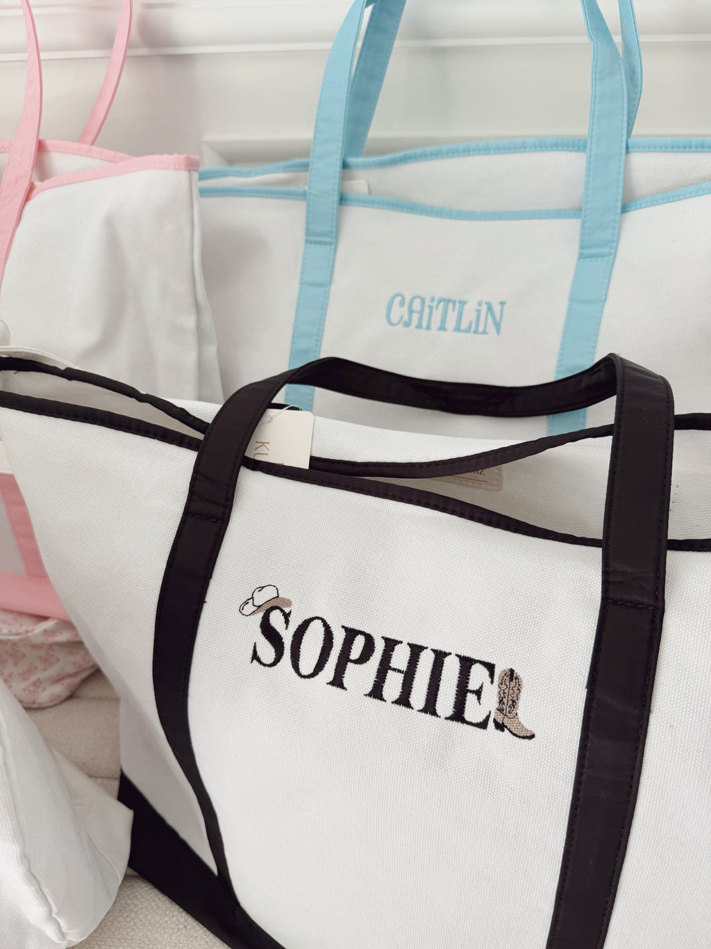 Canvas Tote - Embroidered