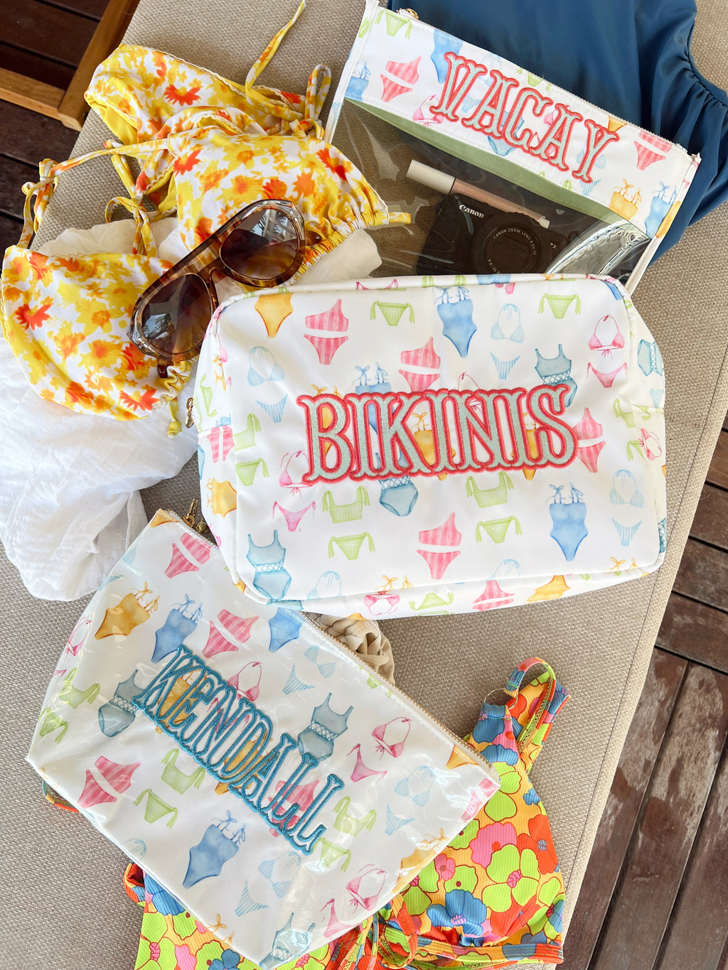 Vacay - Bikinis Clear Pouch