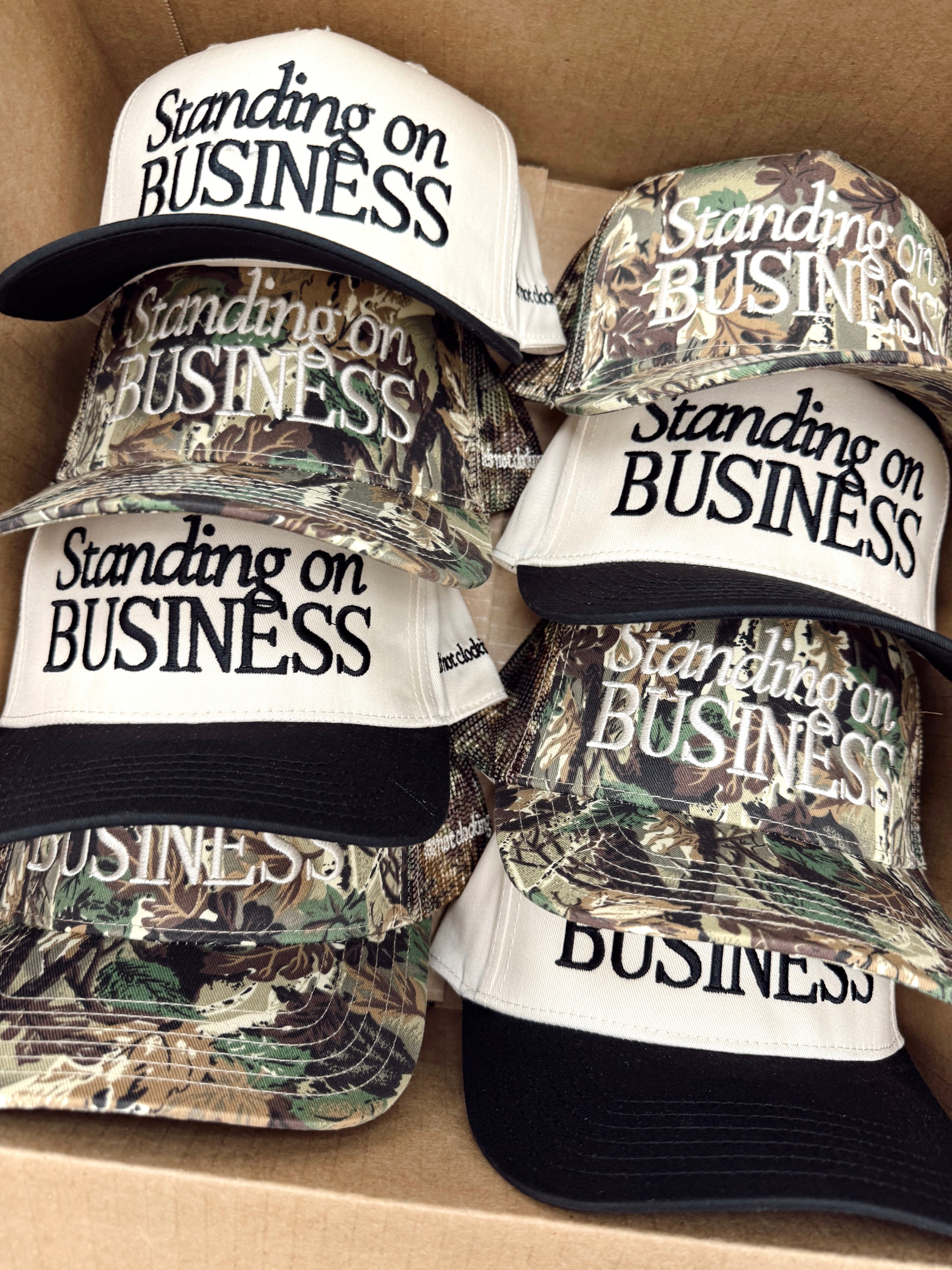 Standing On Business Trucker Hat