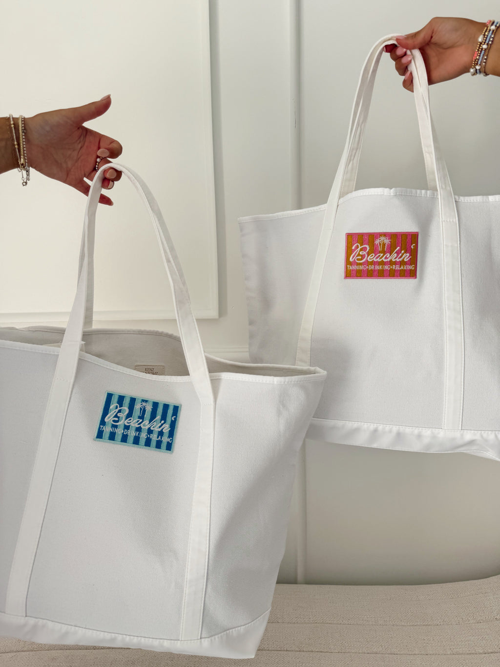 Custom Canvas Tote w/ Patch