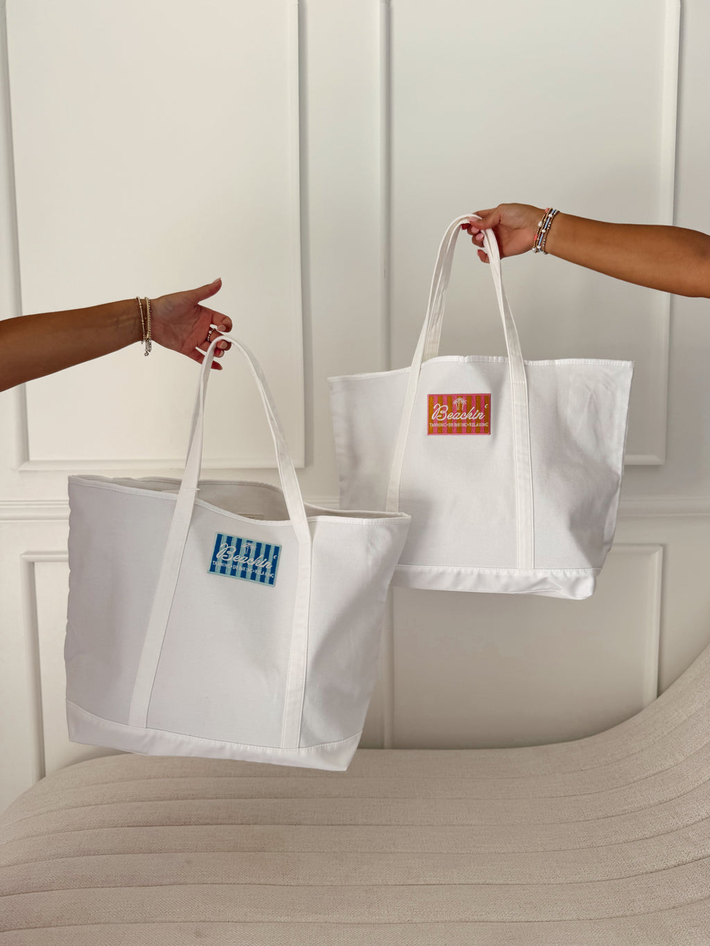 Custom Canvas Tote w/ Patch
