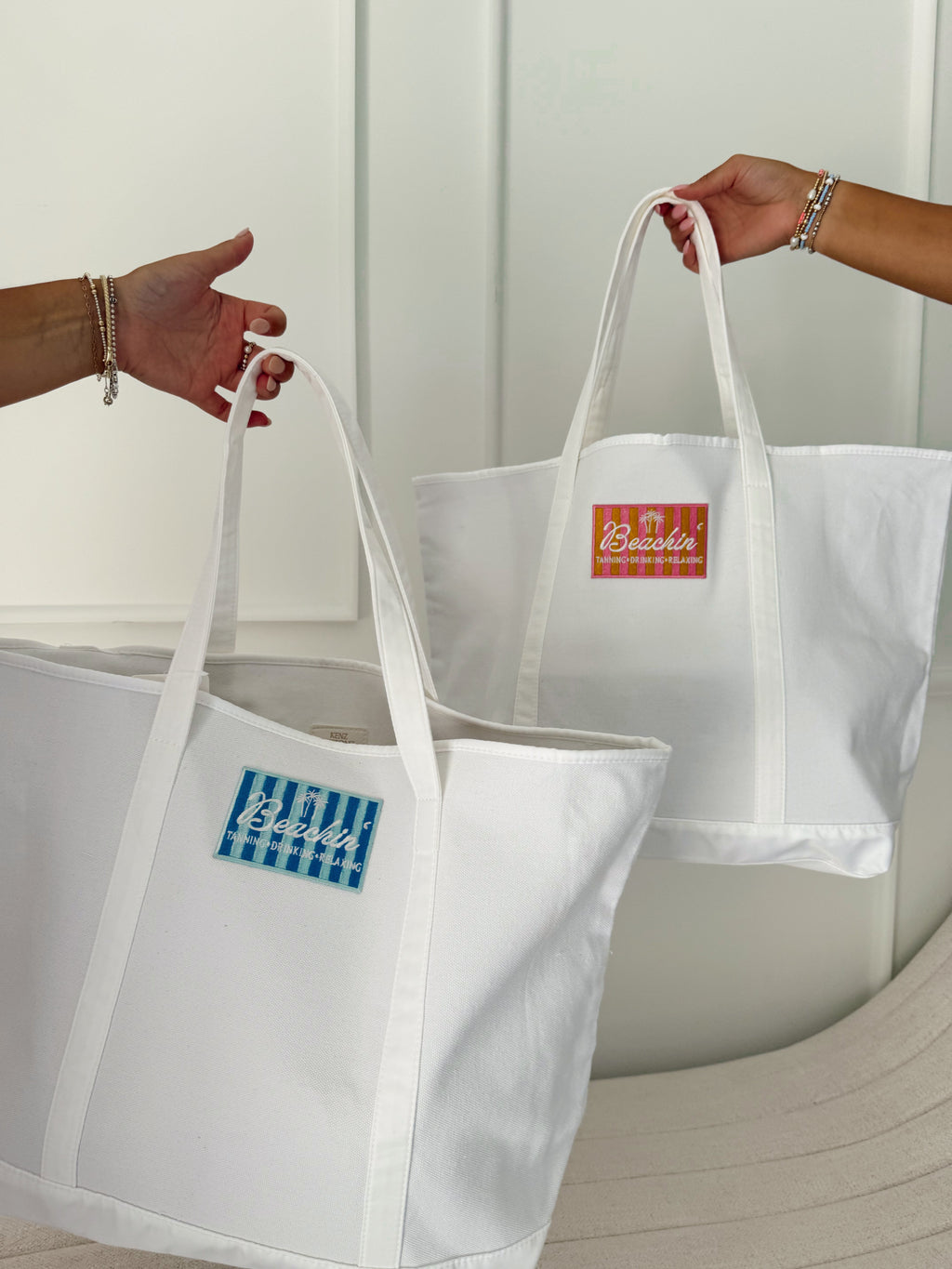 Custom Canvas Tote w/ Patch
