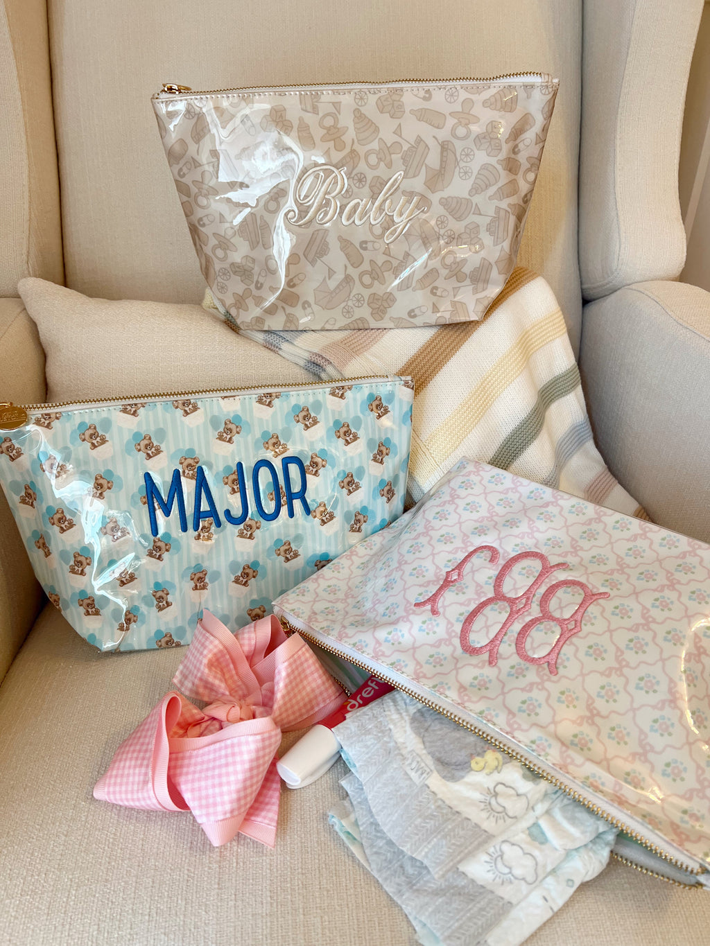 Clear Coat Bag For Embroidery - Baby Collection
