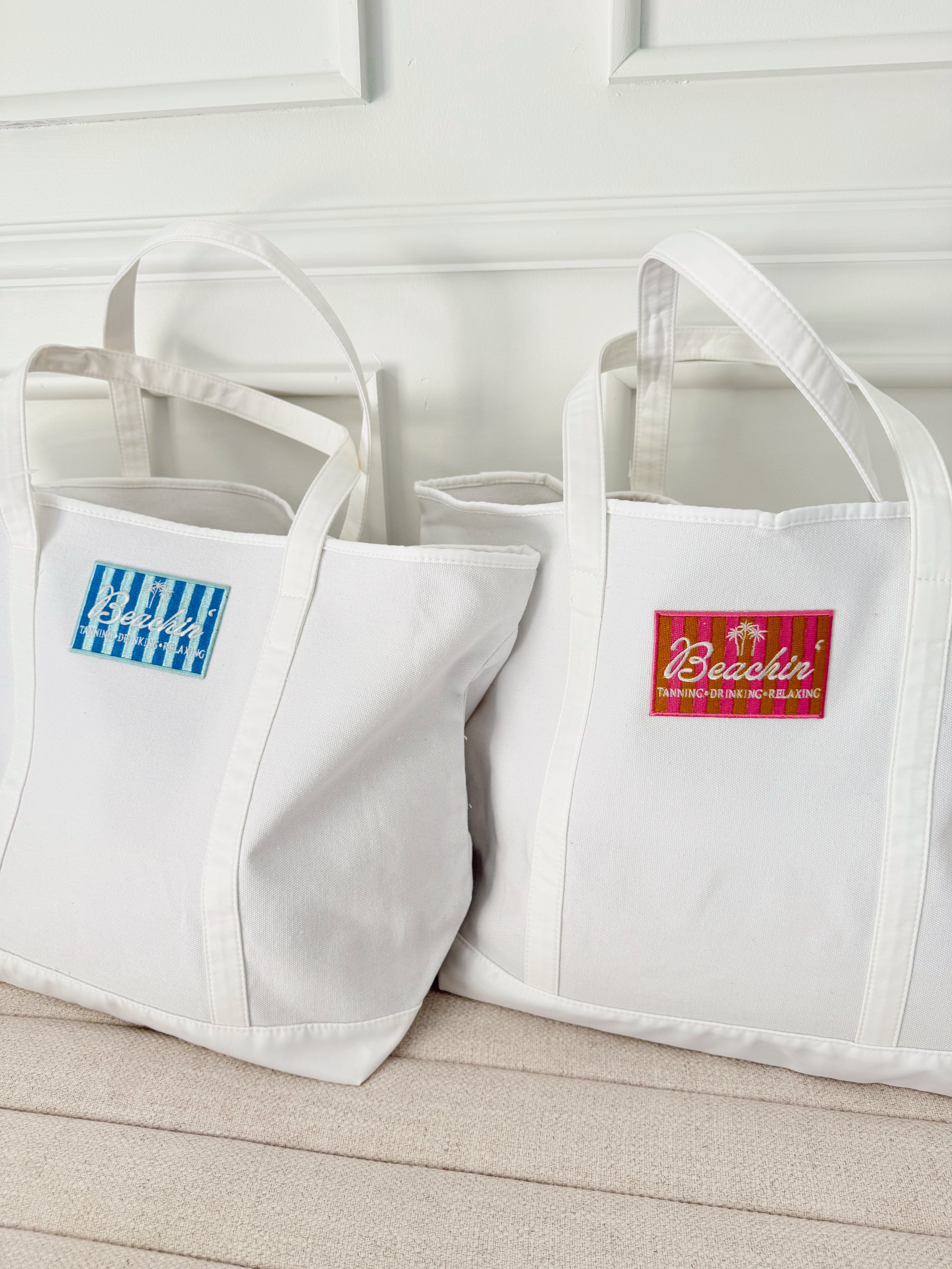 Custom Canvas Tote w/ Patch