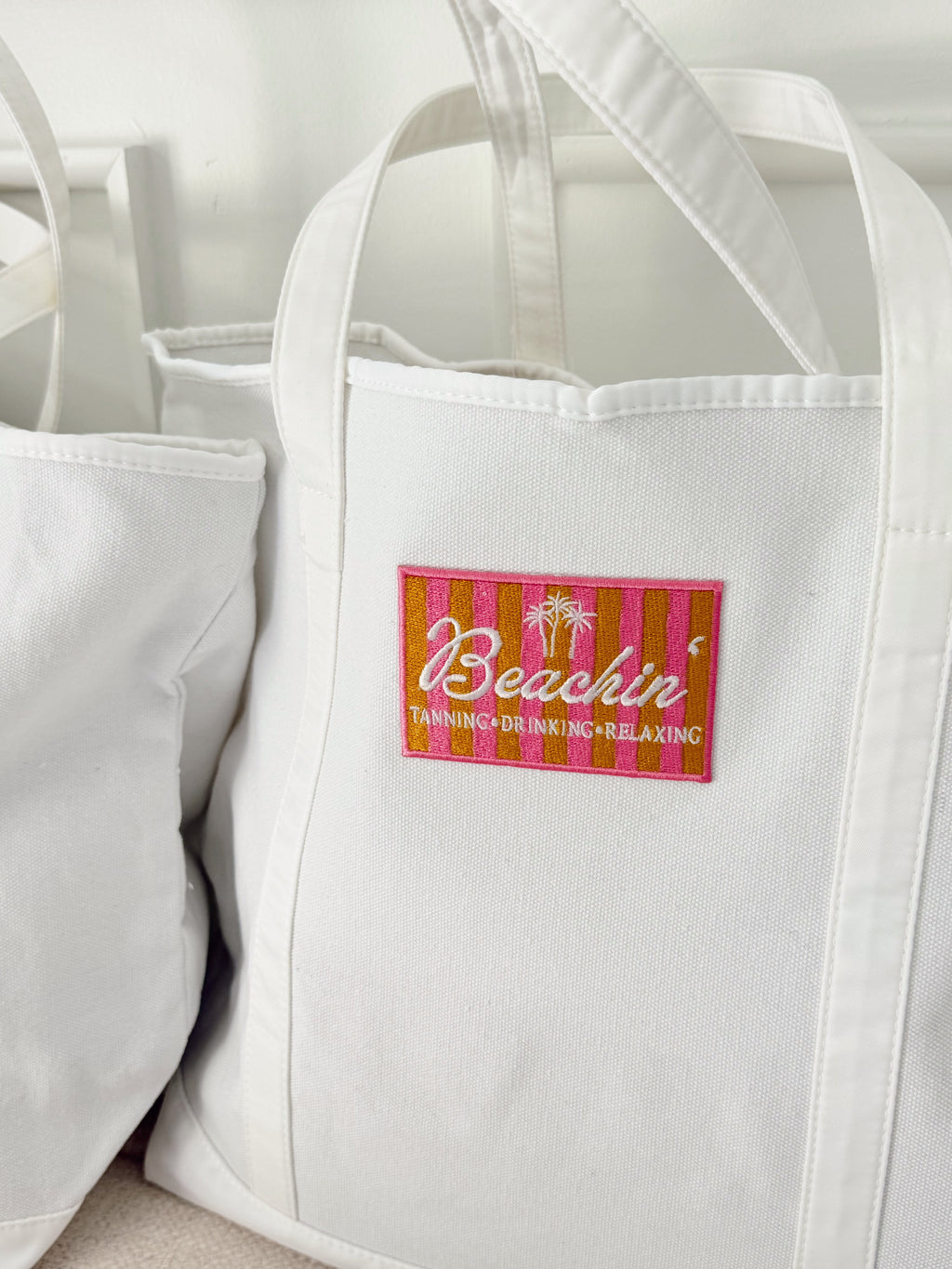 Custom Canvas Tote w/ Patch