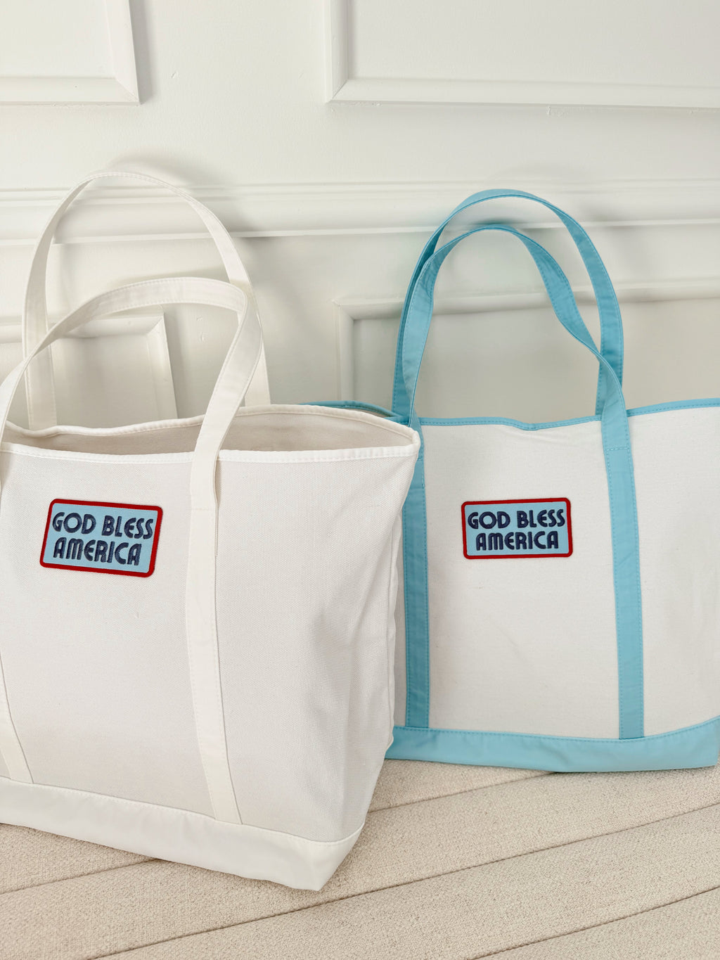 Custom Canvas Tote w/ Patch