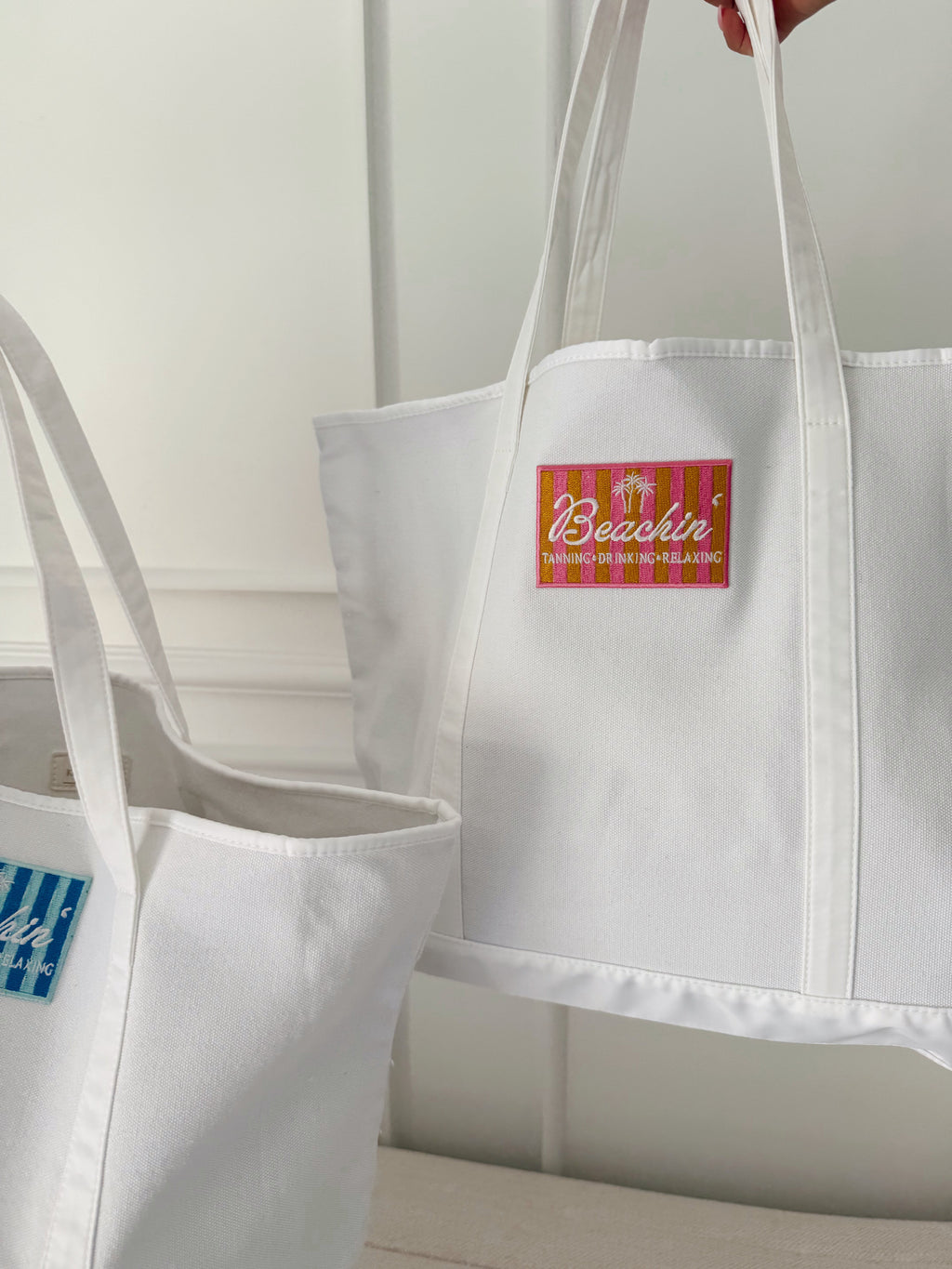 Custom Canvas Tote w/ Patch