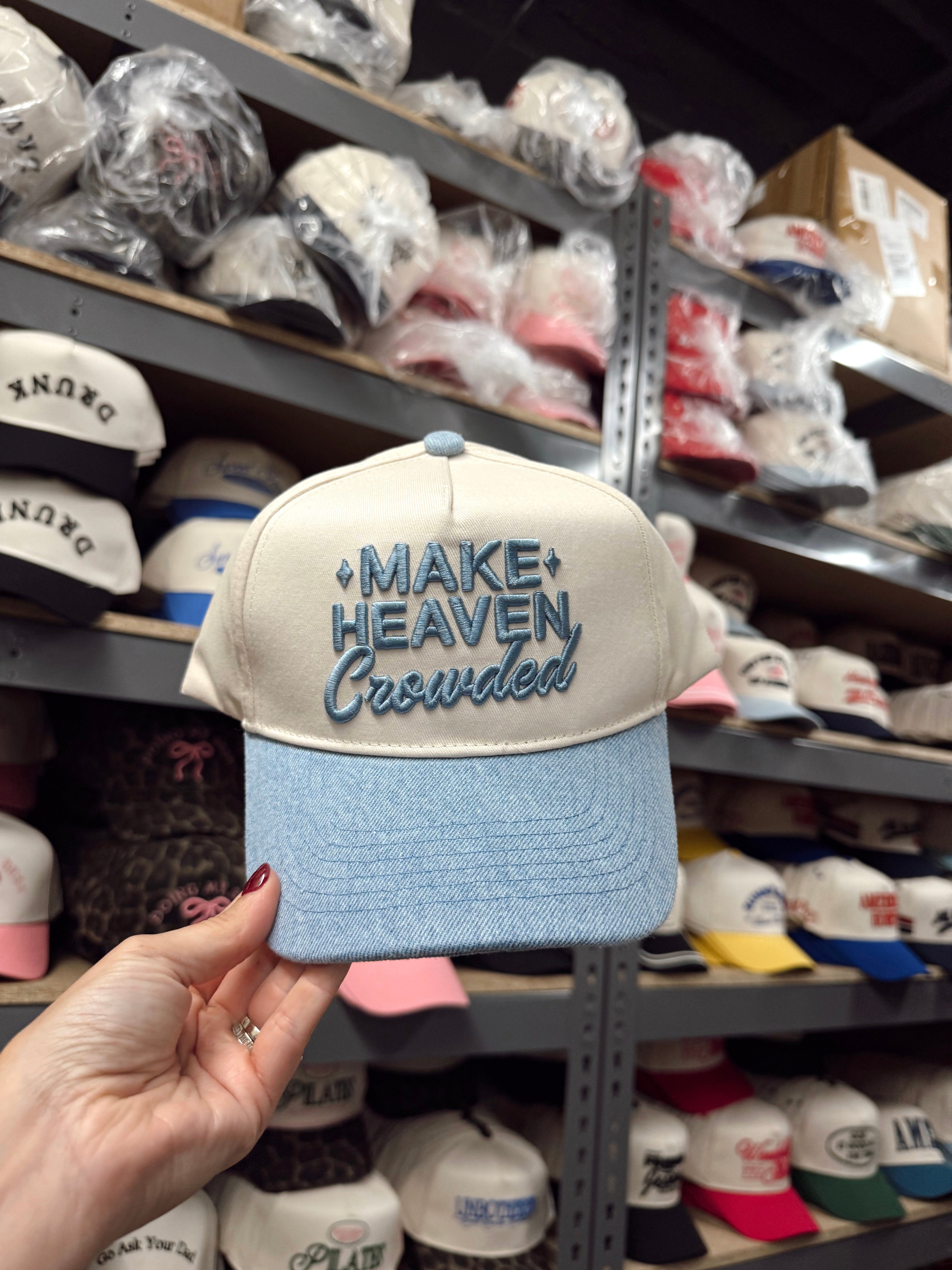 Make Heaven Crowded - Vintage Trucker Hat