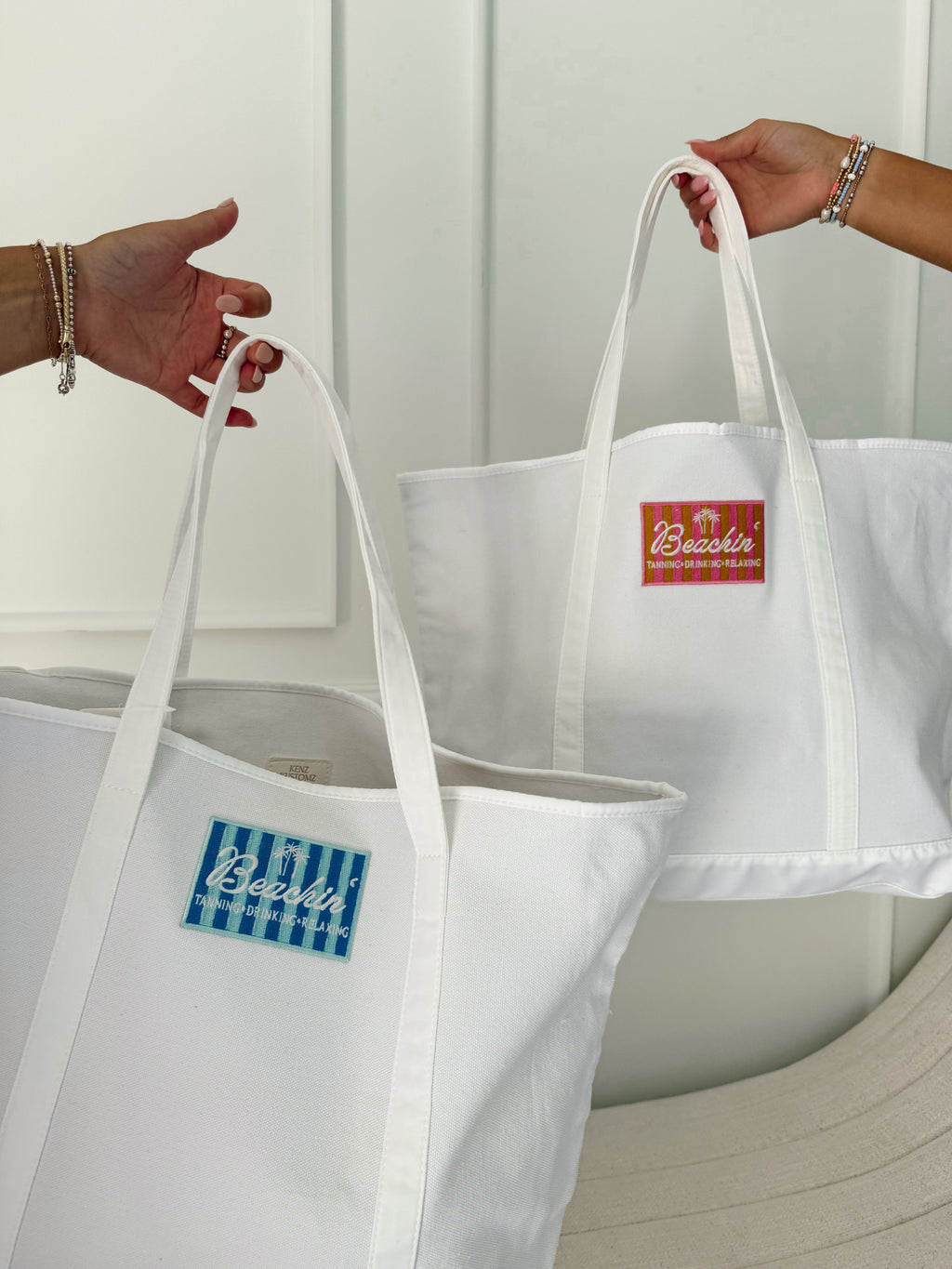 Custom Canvas Tote w/ Patch