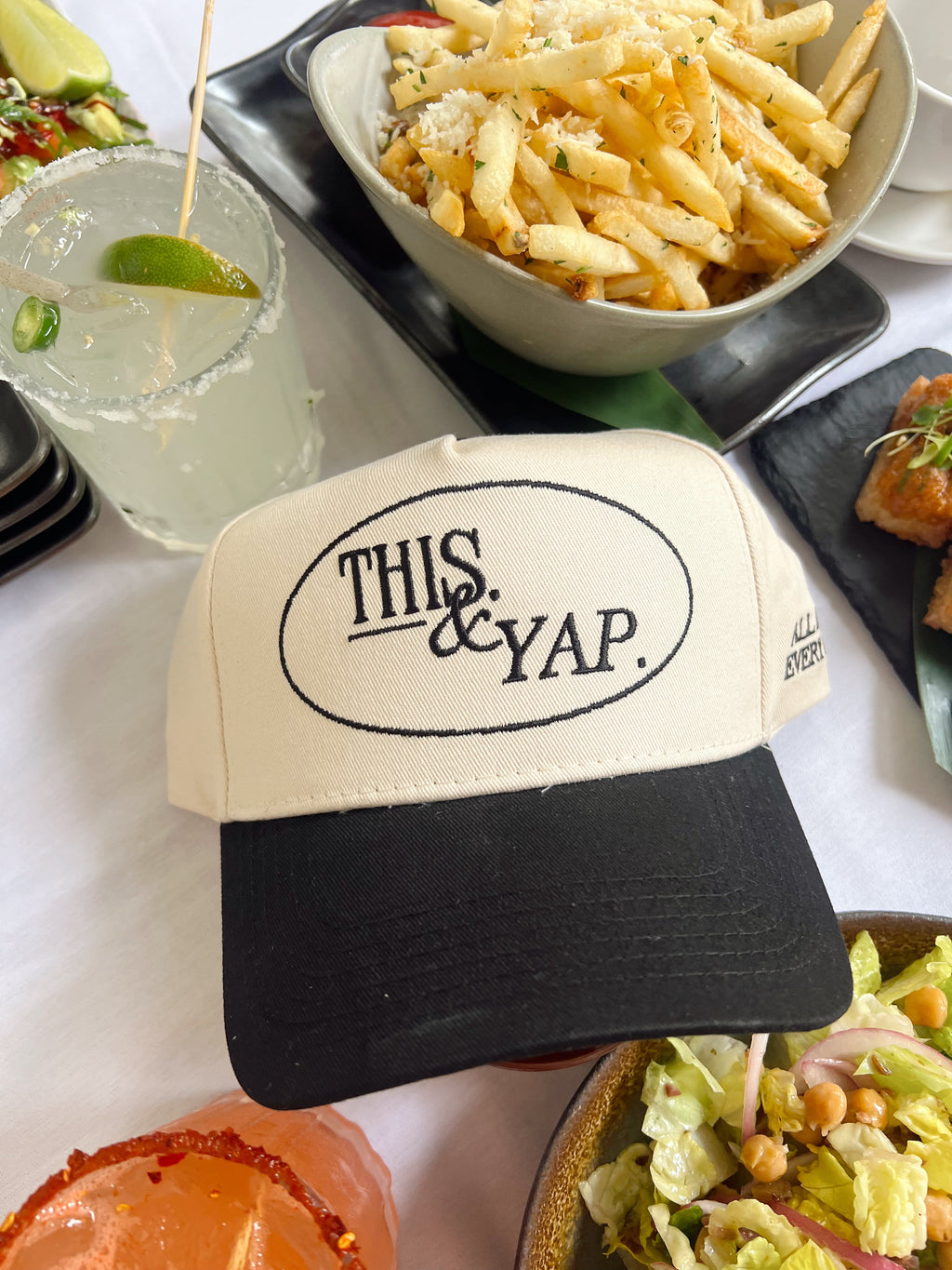 This & Yap - Black Vintage Trucker Hat